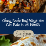 Nacho Cheese Beef Wrap