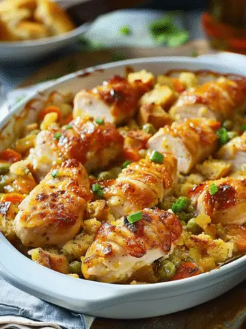 Dolly’s Chicken and Stuffing Casserole