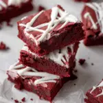 Chewy and Moist Red Velvet Brownies