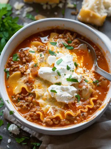 Lasagna Soup
