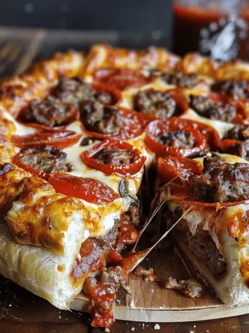 Pizza Burger Pie