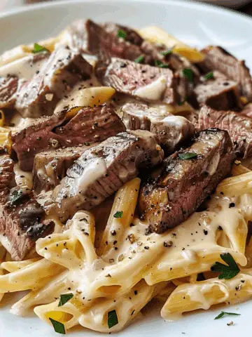 Creamy Steak Pasta