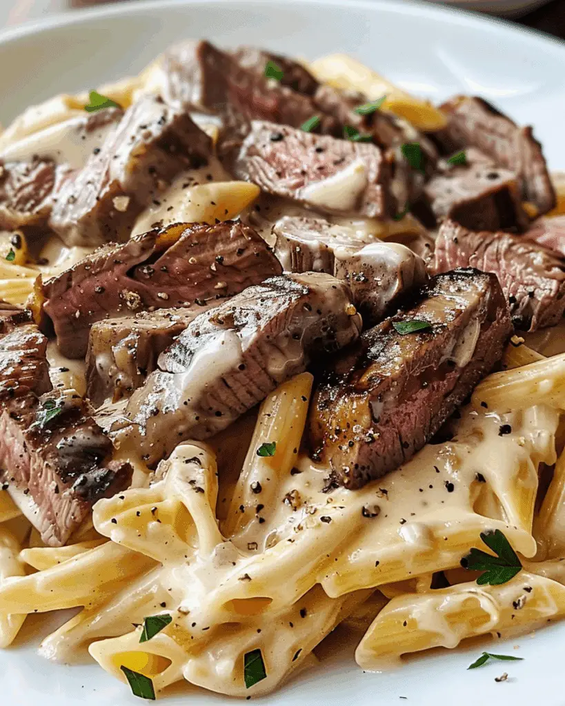Creamy Steak Pasta