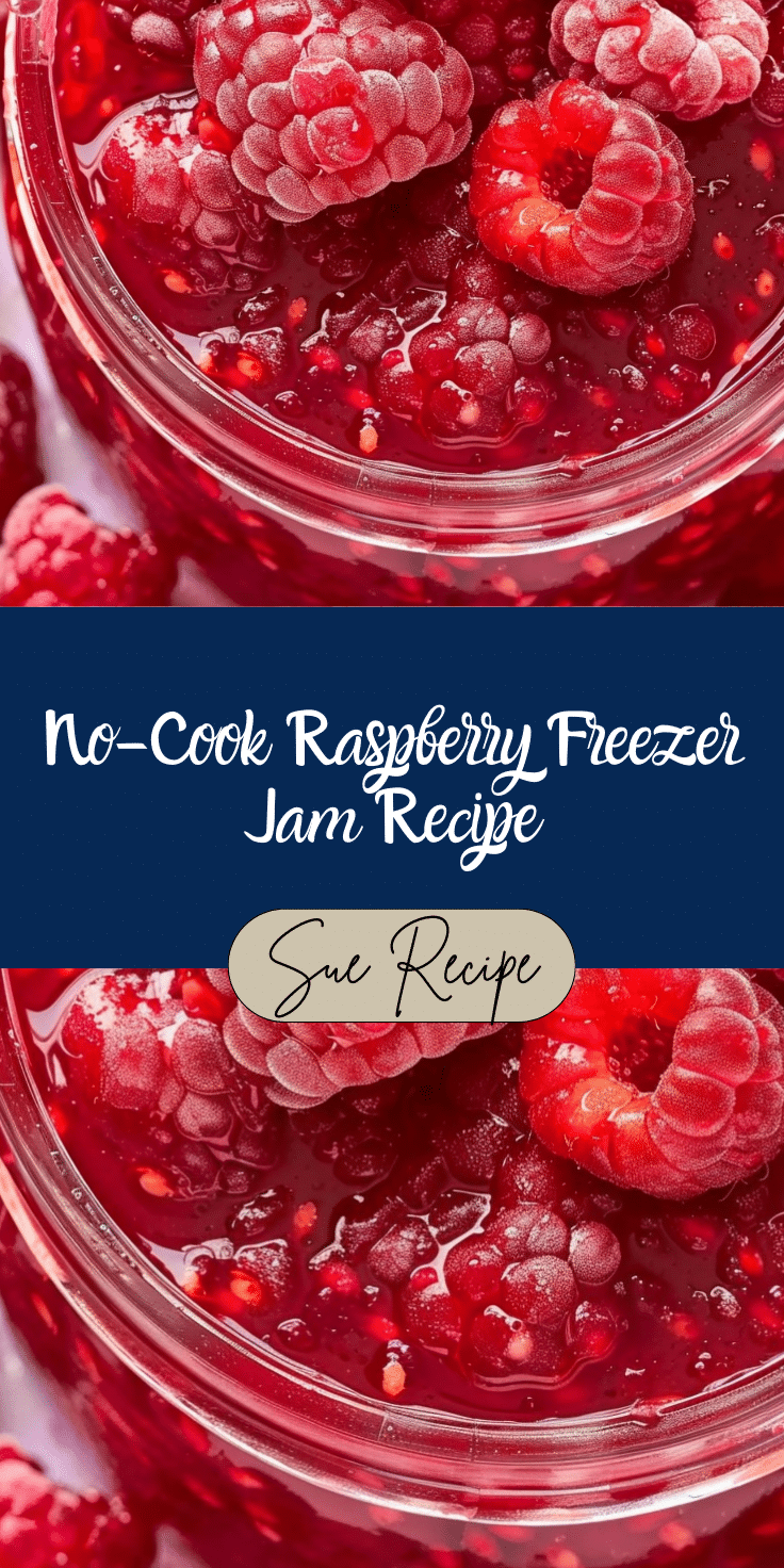 Raspberry Freezer Jam | Sue Recipe