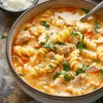 Creamy Chicken Pasta Soup
