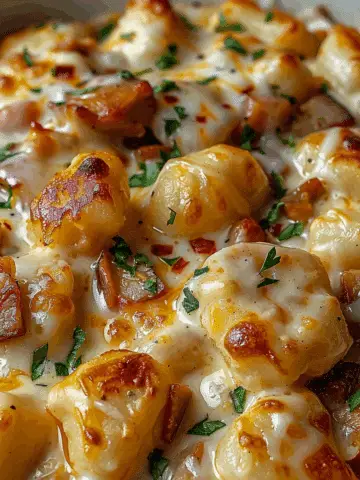 Creamy Crack Chicken Gnocchi