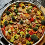 Sheet Pan Sausage and Veggie Bake