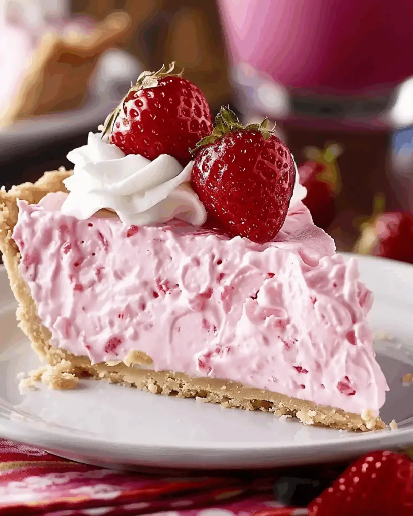 Easy Strawberry Cool Whip Pie