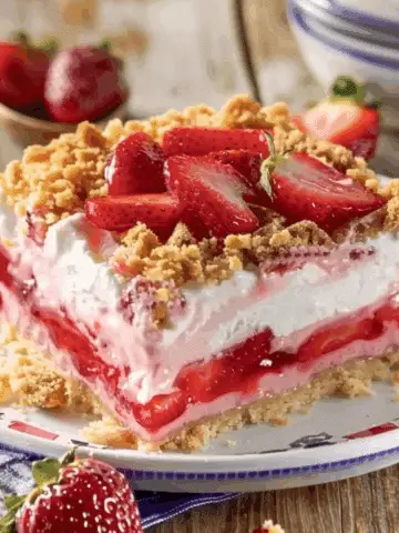 Strawberry Cheesecake Dump Cake