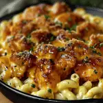 Creamy Honey Pepper Chicken Mac and Cheese Delight
