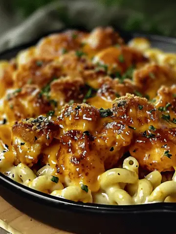 Creamy Honey Pepper Chicken Mac and Cheese Delight