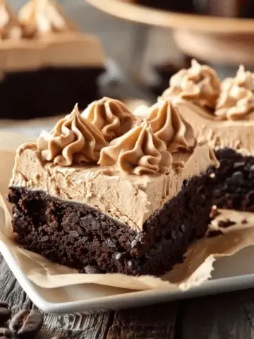 Frosted Coffee Brownies