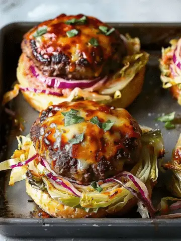 Oven-Baked Cabbage Burgers