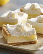 Lazy Day Lemon Cream Pie Bars | Sue Recipe