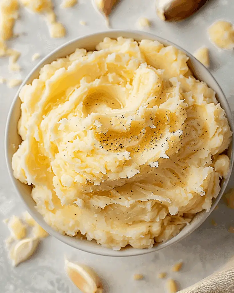 Brown Butter Garlic Mashed Potatoes