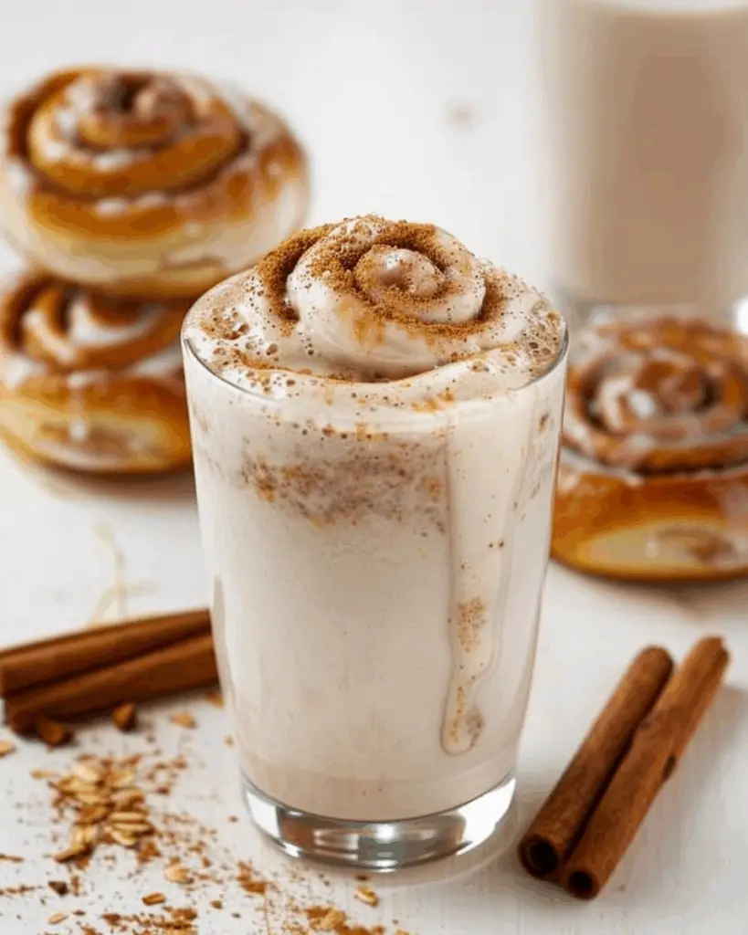 Cinnamon Roll Breakfast Smoothie
