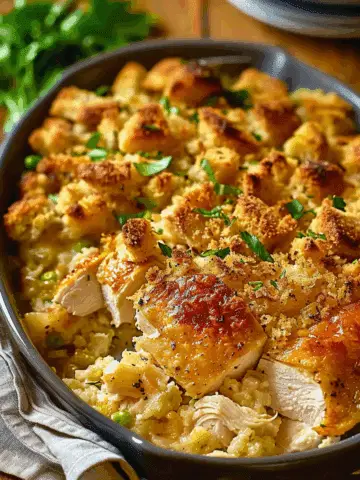Dolly’s Chicken and Stuffing Casserole