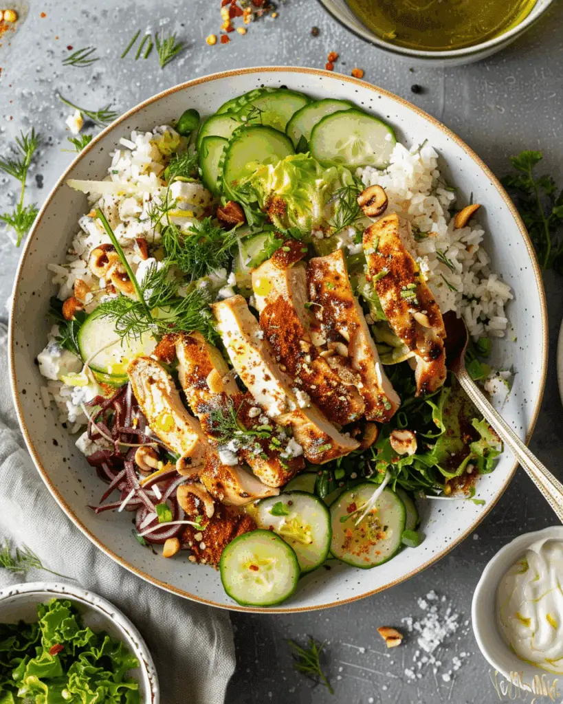 Greek Chicken Bowls