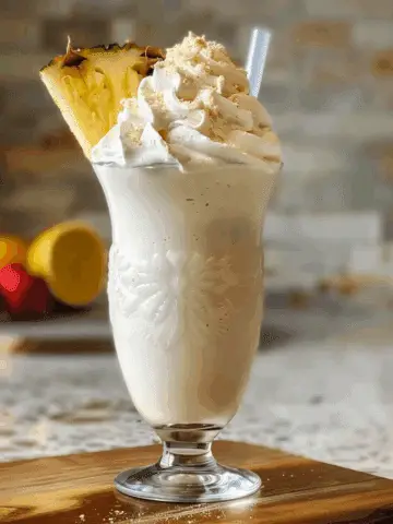 Pina Colada Milkshakes