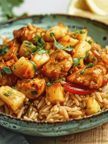Pineapple Chicken and Rice