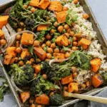 Smoky Sweet Potato and Chickpea Sheet Pan Dinner