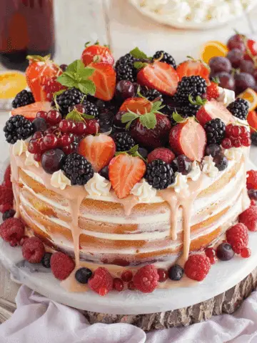 Summer Sangria Cake