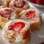 Sweet Strawberry Shortcake Cheesecake Rolls