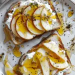 Apple and Honey Burrata Toast