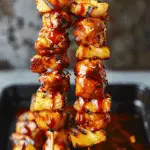 BBQ Pineapple Chicken Kabobs