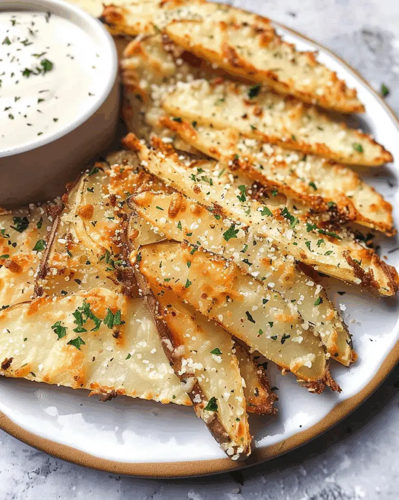 Baked Garlic Parmesan Potato Wedges