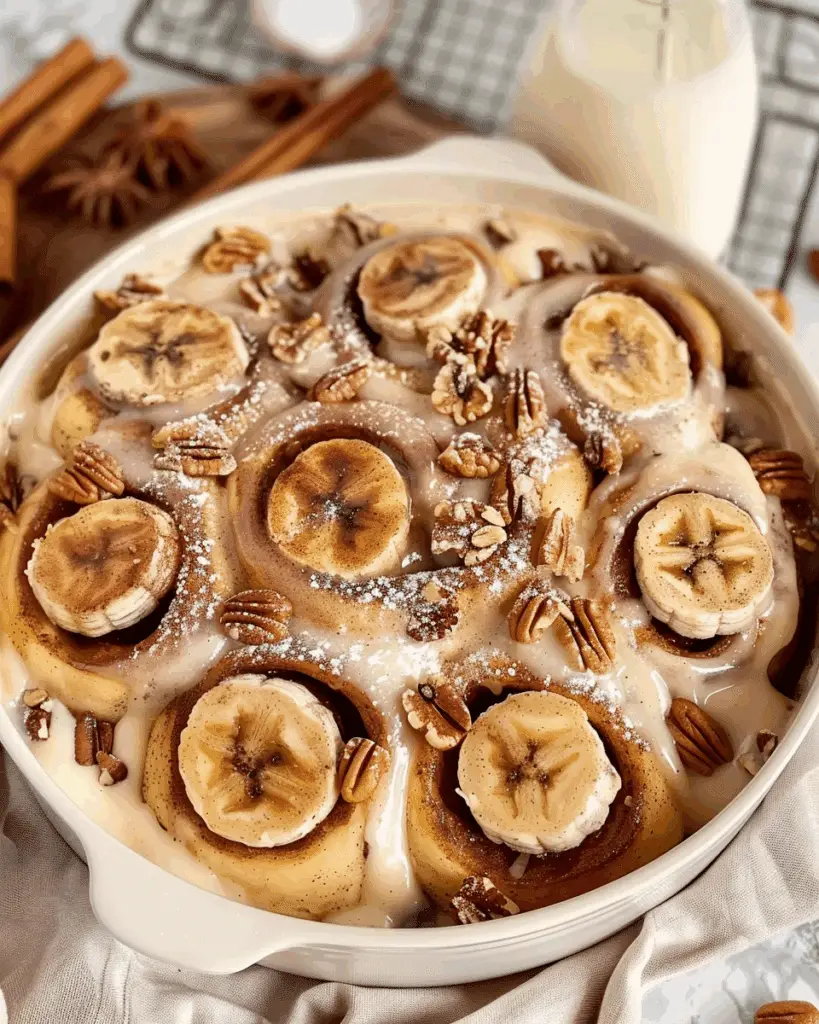 Banana Bread Cinnamon Rolls