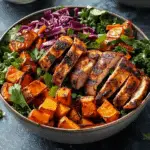 Blackened Chicken and Sweet Potato Bowls