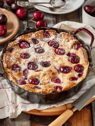 Classic French Cherry Clafoutis