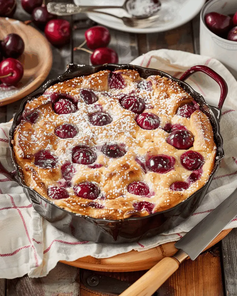 Classic French Cherry Clafoutis