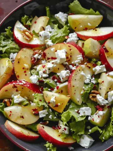 Honeycrisp Apple and Feta Salad