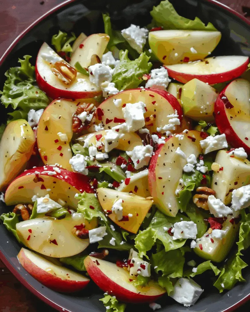 Honeycrisp Apple and Feta Salad