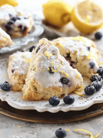 Lemon Blueberry Scones