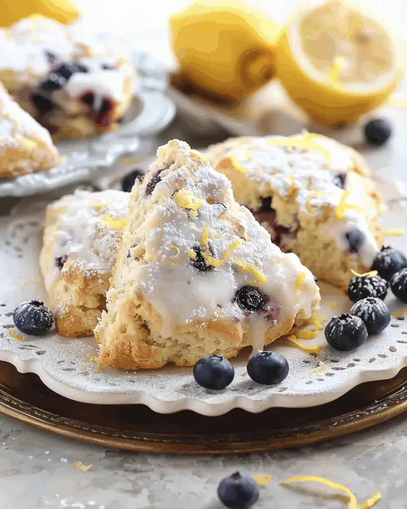 Lemon Blueberry Scones