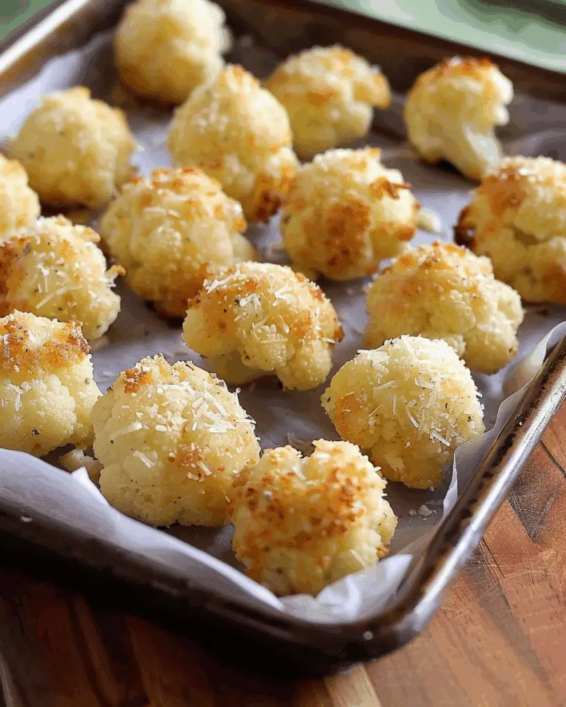 Parmesan Cauliflower Bites