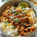 Street Corn Chicken Rice Bowl