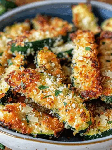 Air Fryer Zucchini with Parmesan