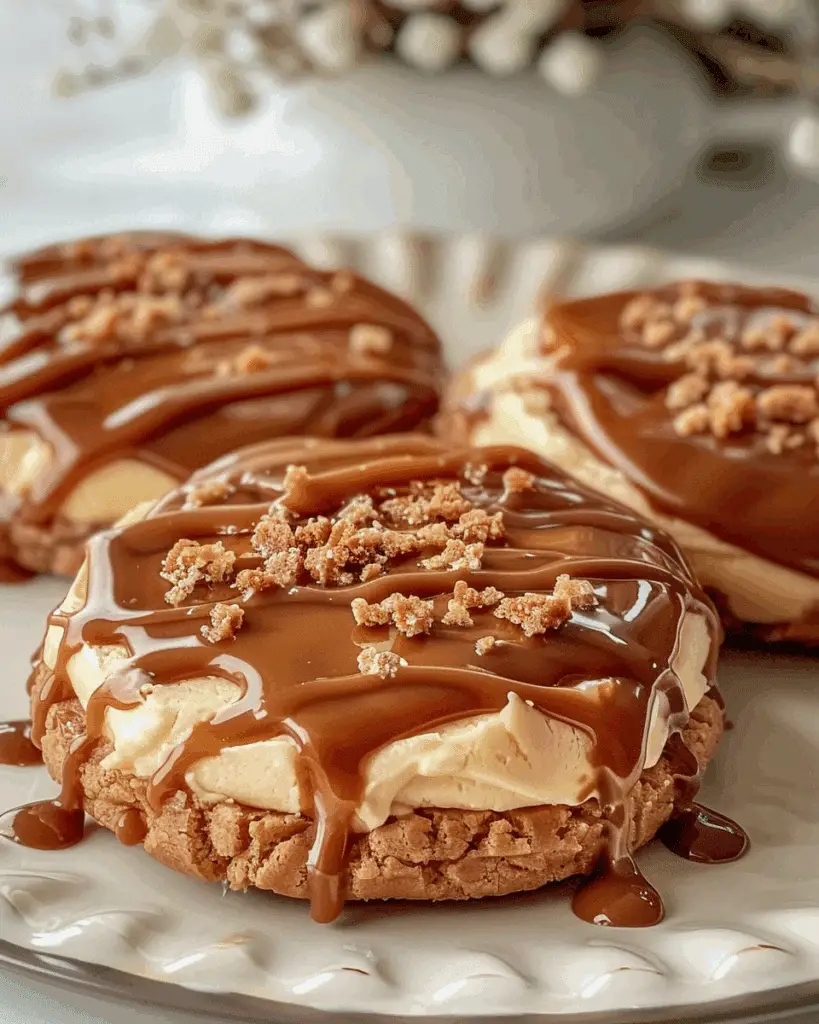 Caramel Cheesecake Cookies