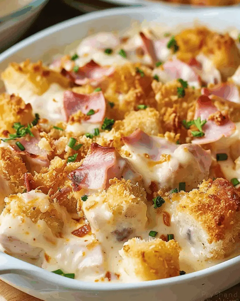 Chicken Cordon Bleu Casserole