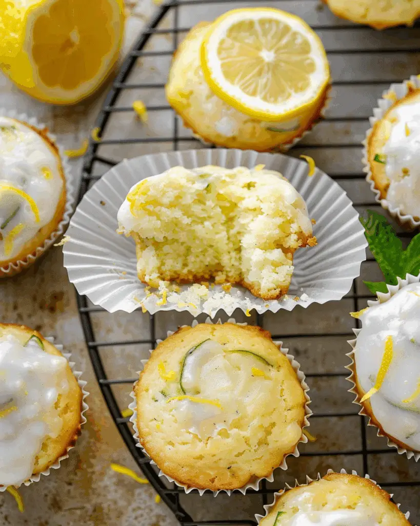 Lemon Zucchini Muffins