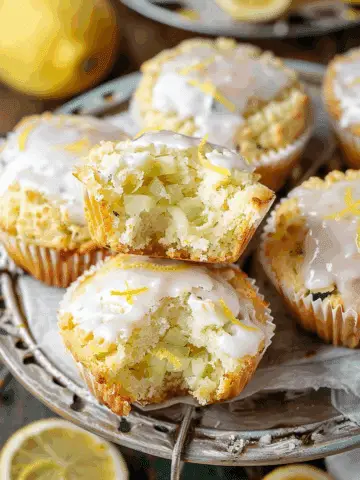Lemon Zucchini Muffins