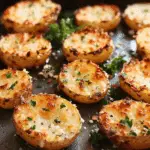 Mini Baked Parmesan Potato Rounds