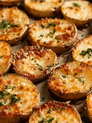 Mini Baked Parmesan Potato Rounds