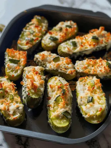 Air Fryer Pickle Poppers