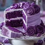 Purple Velvet Cake Roll