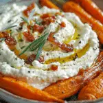 Roasted Carrots with Whipped Ricotta and Hot Honey